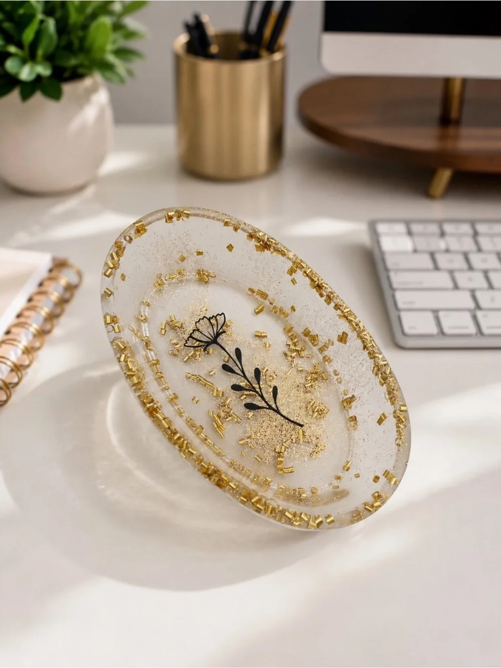 Handmade elegant clear